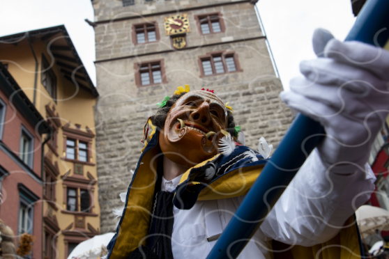 Der Federehannes schon seit längerem ein fester Bestandteil der Rottweiler Fasnet